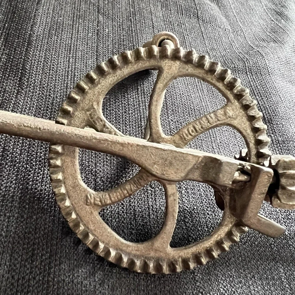 Antique Taplin Mfg Co Wood Hand Crank Egg Beater Farmhouse Primitive Cottagecore
